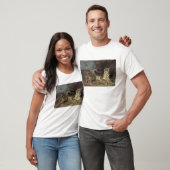 Junger Tiger, der mit seiner Mutter, 1830 spielt T-Shirt (Unisex)