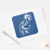 junger träumender Wolf Aufkleber (Umschlag)