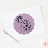 junger träumender Wolf Aufkleber (Umschlag)