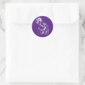 junger träumender Wolf Aufkleber (Tasche)