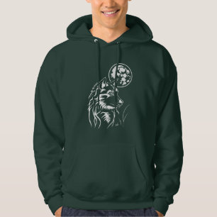 junger träumender Wolf Hoodie