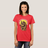 junger träumender Wolf T-Shirt (Vorne ganz)
