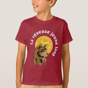 junger träumender Wolf T-Shirt