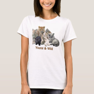 Junger u. wilder Kunst-T - Shirt