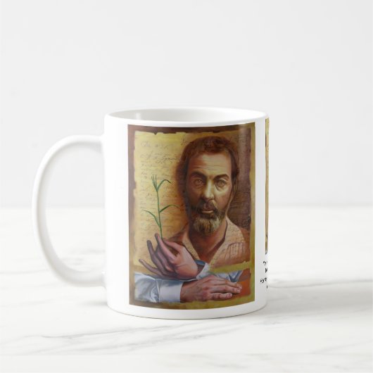 Junger Walt Whitman durch Miguel Tio Kaffeetasse (Links)