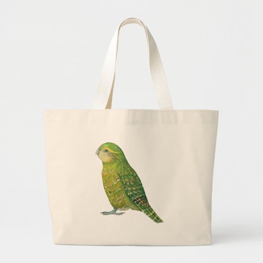 Junger weiblicher Kakapo Jumbo Stoffbeutel (Vorne)