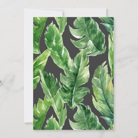 Junger wilder und drei einladung (Rückseite)