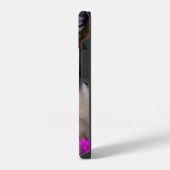 Junger Wolf starrt iPhone Hülle (Linke Seite)