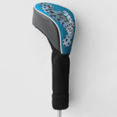 Junger Zackenbarsch - Farbverlauf blauer Hintergru Golf Headcover (angewinkelt)