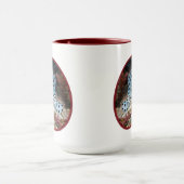 Junger Zackenbarsch - Ovales fotografisches Design Tasse (Zentrum)