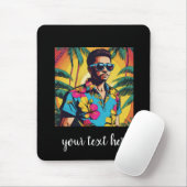 Jüngere hawaiianische Männer Mousepad (Mit Mouse)