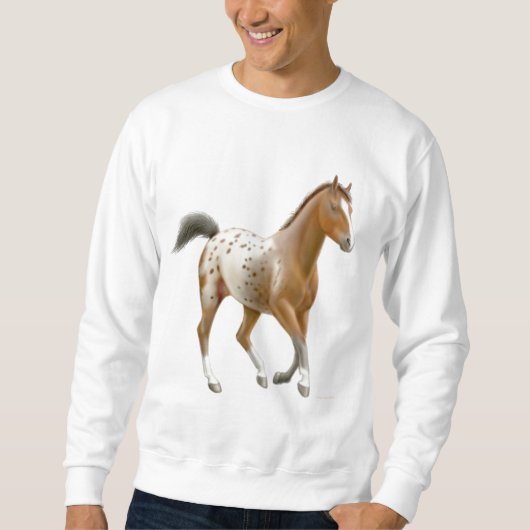 Junges Appaloosa-PferdeSweatshirt Sweatshirt (Vorderseite)