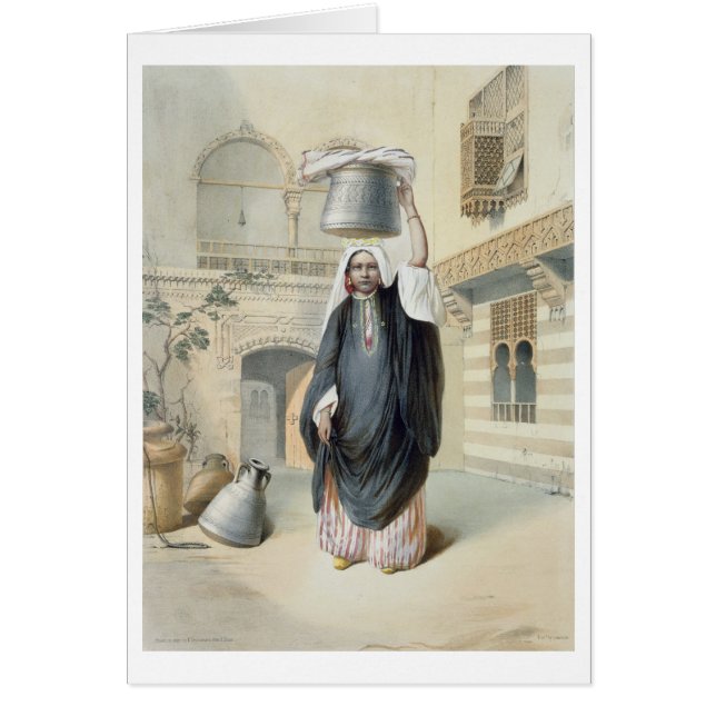 Junges arabisches Mädchen, das vom Hammam in Kairo (Vorne)