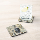 Junges arabisches Mädchen, das vom Hammam in Kairo Untersetzer (Rechte Seite)