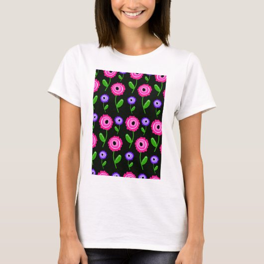Junges Blumen T-Shirt (Vorderseite)
