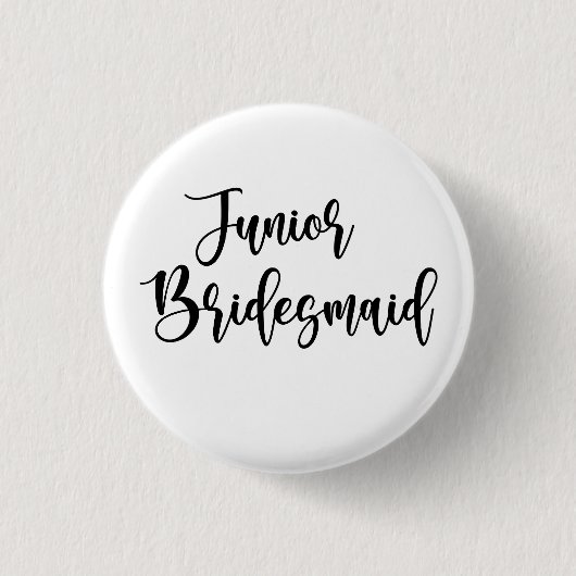 Junges Brautjungfer Button (Vorderseite)
