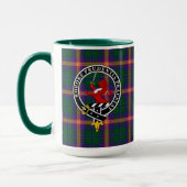 Junges Clan-Abzeichen & Tartan  Tasse (Links)