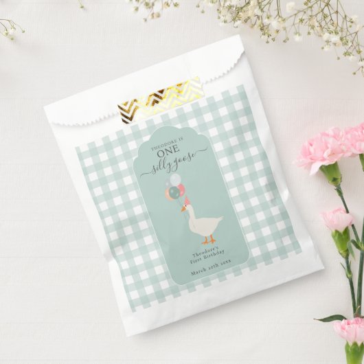 Junge's Ein Albernes Gänse 1. Geburtstag Party Geschenktütchen (Versiegelt)