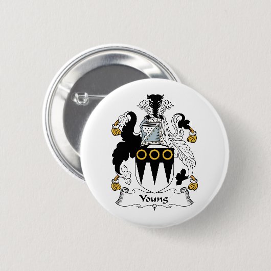 Junges Familienwappen Button (Vorne & Hinten)