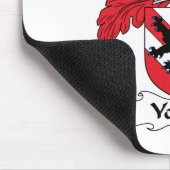 Junges Familienwappen Mousepad (Ecke)