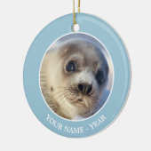 Junges Harfen-Siegel Keramikornament (Links)