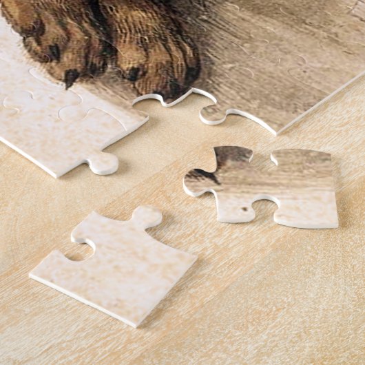 Junges Hase-Puzzlespiel Albrecht Durer Puzzle (Seite)