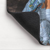 Junges indisches Mädchen (1) Mousepad (Ecke)