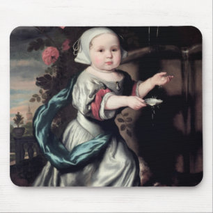 Junges Mädchen an einem Brunnen, 1662 Mousepad