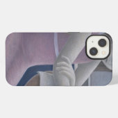Junges Mädchen, das 2008 liest iPhone Hülle (Rückseite (Horizontal))