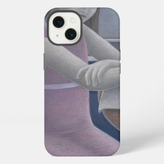 Junges Mädchen, das 2008 liest iPhone Hülle (Rückseite)