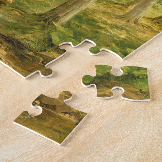 Junges Mädchen, das ihre Füße badet Puzzle (Seite)