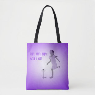 Junges Mädchen-Läufer-Taschen-Tasche Tasche