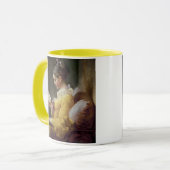 Junges Mädchen-Lesung, c.1776 Tasse (Vorderseite Links)