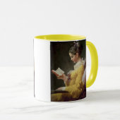 Junges Mädchen-Lesung, c.1776 Tasse (VorderseiteRechts)