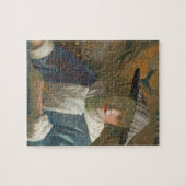 Junges Mädchen mit einer Flöte, c.1665-70 Puzzle (Horizontal)