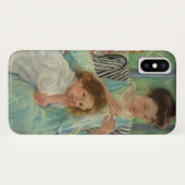 Junges Mutter-Nähen Case-Mate iPhone Hülle (Rückseite (Horizontal))