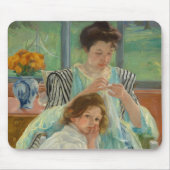 Junges Mutter-Nähen Mousepad (Vorne)