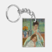 Junges Mutter-Nähen Schlüsselanhänger (Vorderseite links)