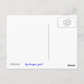 Junges romantisches Paar bei Sonnenuntergang, Post Postkarte (Rückseite)