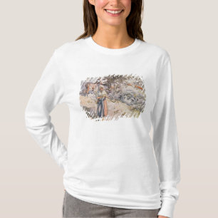 Junges spinnendes Mädchen, 1905 T-Shirt