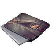 Junges Tabby-Kätzchen Laptopschutzhülle (Vorne Knopf)