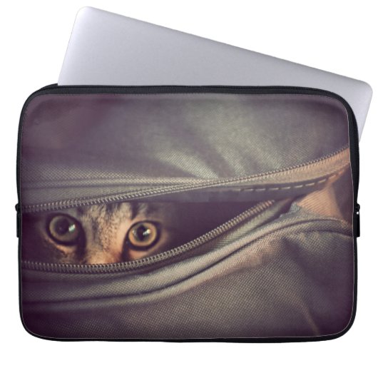 Junges Tabby-Kätzchen Laptopschutzhülle (Vorderseite)
