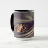 Junges Tabby-Kätzchen Tasse (Vorderseite Links)