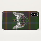Junges Tartan-Kreuz Case-Mate iPhone Hülle (Rückseite (Horizontal))