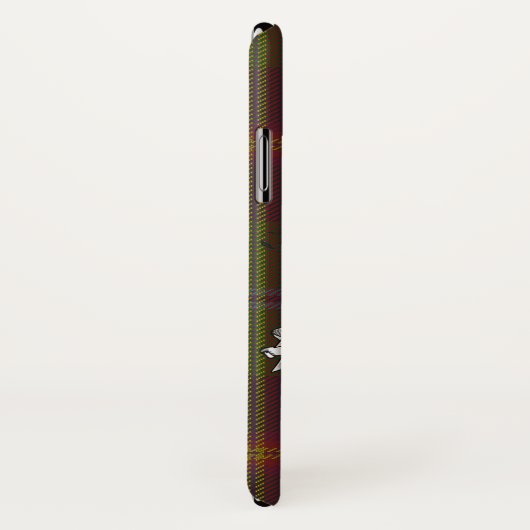 Junges Tartan-Kreuz Case-Mate iPhone Hülle (Hinten/Rechts)