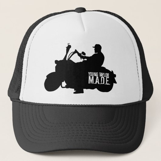 Junges Taylor stellte Hut her Truckerkappe (Vorderseite)