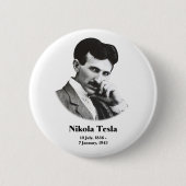 Junges Tesla Button (Vorderseite)