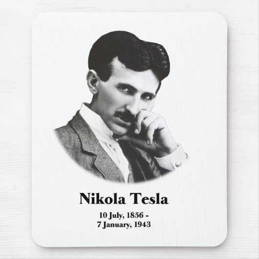 Junges Tesla Mousepad (Vorne)