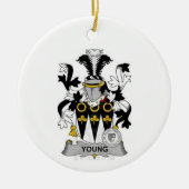 junges Wappen Keramik Ornament (Vorne)