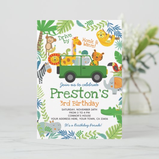 Jungfernfahrt Einladung (Stehend Vorderseite)